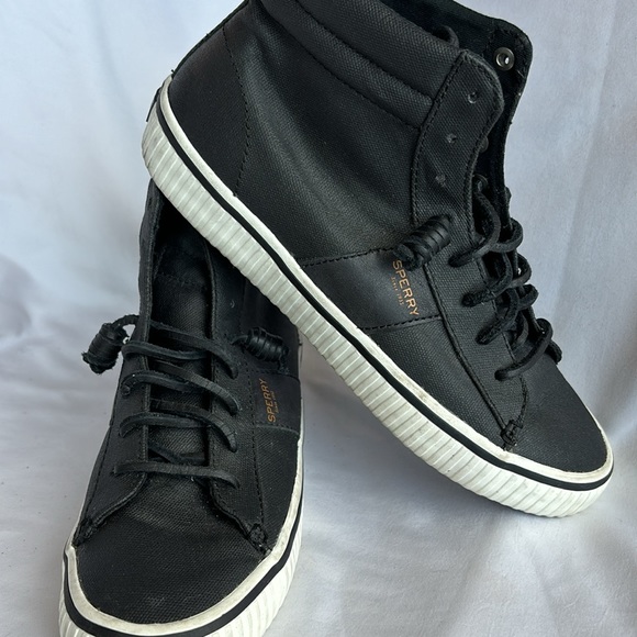 Sperry Top-Sider Rave Verge High Top Black Canvas, Women's Size 7.5 - Picture 3 of 9